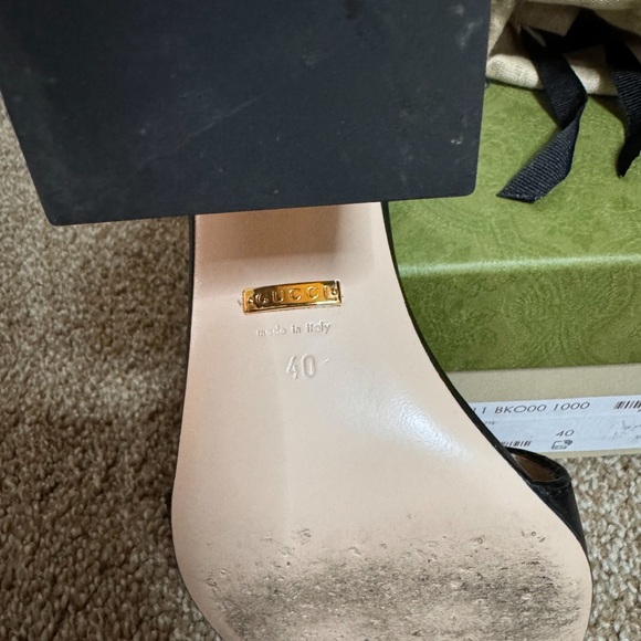 Gucci Block Heel. Good condition! Authentic! - Picture 2 of 5